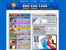Tablet Screenshot of colorpointprint.com